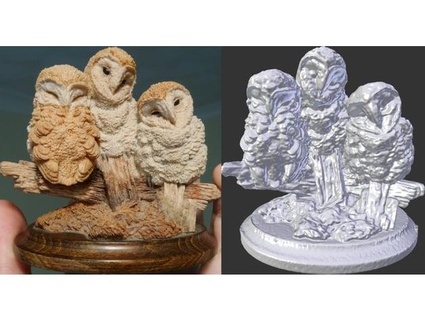owl ornament - country artists 09williamsad 3d print model - Mito3D
