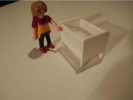lettino per bambini stecreatore 3d print model - Mito3D