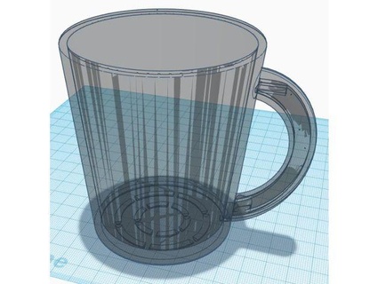 pitagórico taza crisret 3d print model - Mito3D