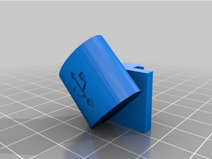 Ender 3 USB Halter Unterstützung einfach drucken luisiniguezh 3d print model - Mito3D