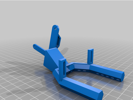 partie ventilateur canal anycubic méga ironbridget 3d print model - Mito3D