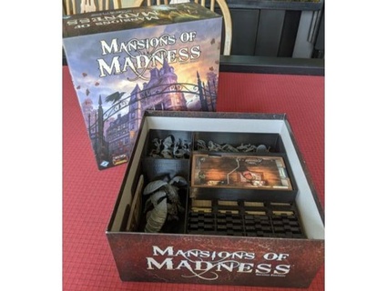 mansion madness 2end board game box insert organizer zigma51 3d print model - Mito3D