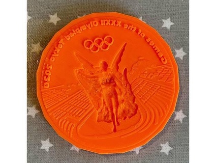 olympic medal 2020 stamp pauldesmond 3d print model - Mito3D
