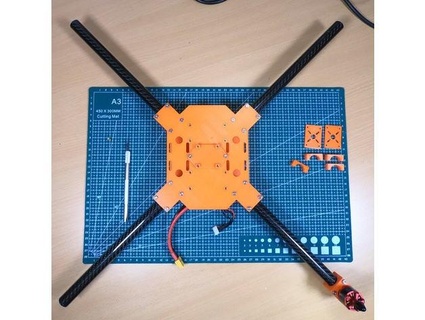 drone development frame nikofischer 3d print model - Mito3D