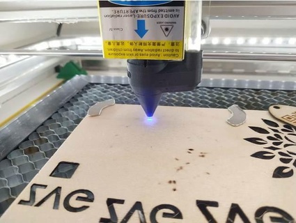 40x40 laser modulo aria assistere ugello estrusore impostato nanocubo 3d print model - Mito3D