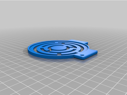 Labirinto cappuccino estêncil bastik 3d print model - Mito3D