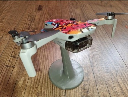 dji mini 2 drone In piedi tuffo 3d print model - Mito3D