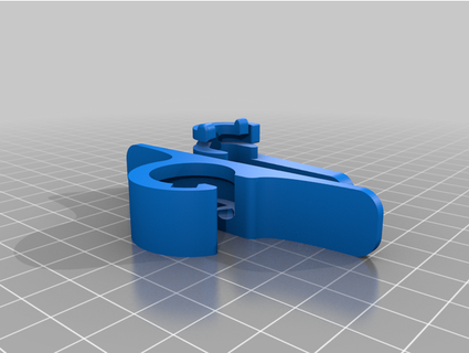 visor anti-droop clip rebar77 3d print model - Mito3D