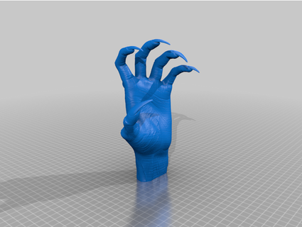 bruja mano pared montable spacelord87 3d print model - Mito3D
