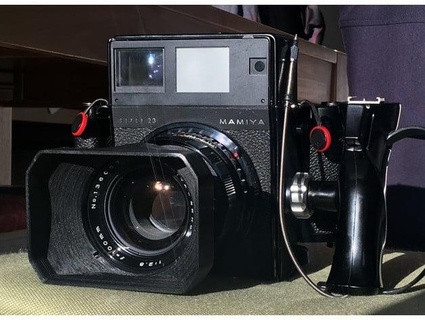 mamiya-sekor 100mm f 28 lens hood rawi22 3d print model - Mito3D
