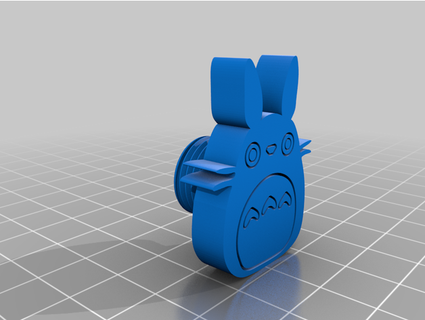 totoro roller skate toe plug enderskates 3d print model - Mito3D