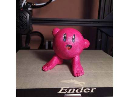 Kirby piedi diggynicky 3d print model - Mito3D
