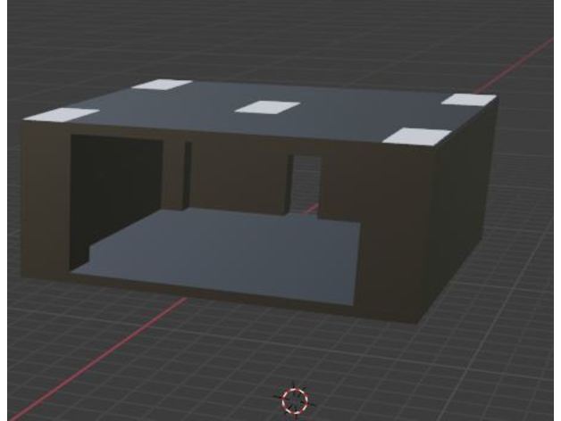 storage unit beneath desk labrokiwi 3D print model - Mito3D