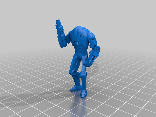 b 2 battledroid thedude21 3D print model - Mito3D