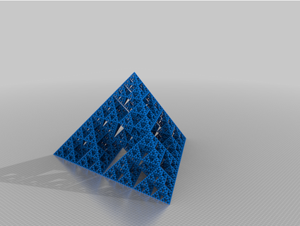 fraktal Pyramide pantelem0n 3d print model - Mito3D
