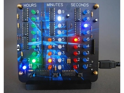 cd4017 decade binary clock 3d printable base mountainmanmachinest 3d print model - Mito3D