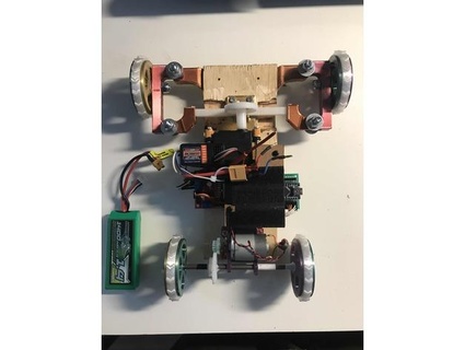costruito zero rc timone sistema wolfybauer 3d print model - Mito3D