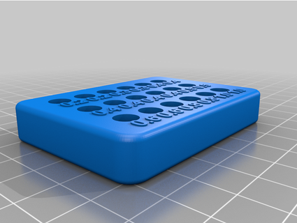 Düse Extruder Lager Tablett jformica 3d print model - Mito3D