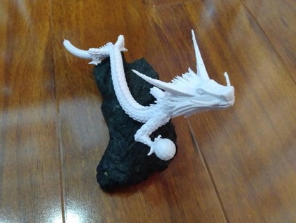dragon & pearl justinsdk 3d print model - Mito3D