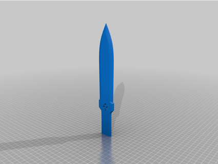 blade medium sethiroth 3d print model - Mito3D
