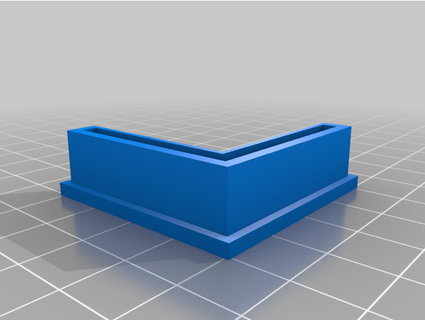 feet montgomery 5 shelf storage metal eraser 3d print model - Mito3D