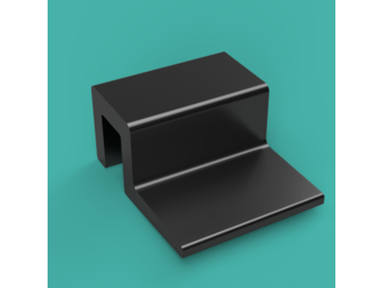 aquarium top lid bracket holder alemoki 3d print model - Mito3D