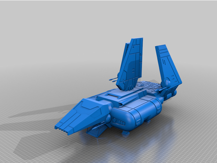 landed sentinel class shuttle boleyroy2 3d print model - Mito3D
