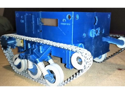 tank prototype martinatthingiverse 3d print model - Mito3D