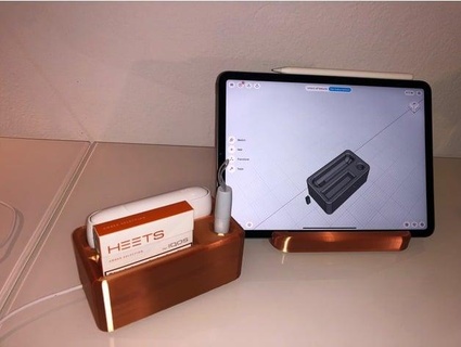 iqos supporter trousse rive 3d print model - Mito3D