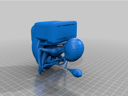 alien bordborg 3d print model - Mito3D