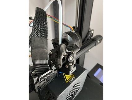 cr6-se sherpa mini direct drive extruder adapter updated jcarruthers 3d print model - Mito3D