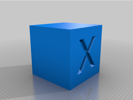 étalonnage cube vase sergomartyn 3d print model - Mito3D