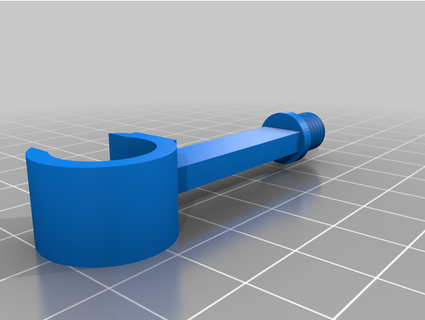 tavan binmek 2 arm ışık alfat 3d print model - Mito3D