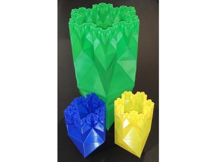 koch frattale vaso suvakov 3d print model - Mito3D