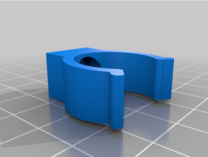 screw-in heater bar clip more-pylons 3d print model - Mito3D