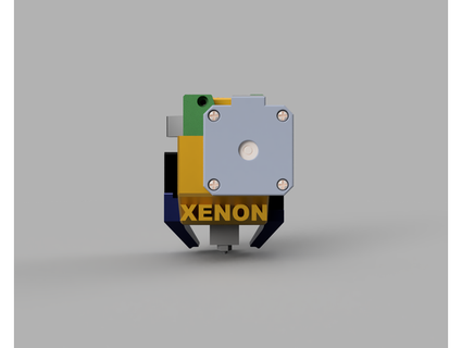 xenon dual gear direct extruder lnquang 3d print model - Mito3D