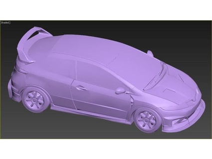 Honda cívico volquete mugen madre cariñosa 3d print model - Mito3D