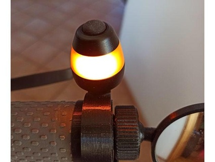 virar sinal suporte lambreta bicicleta mudança soporte pára luz direcional scooter gaturatz 3d print model - Mito3D