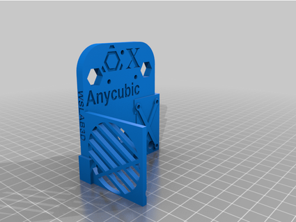 anycubic méga trianglelab matrice lumière chariot assiette ironbridget 3d print model - Mito3D