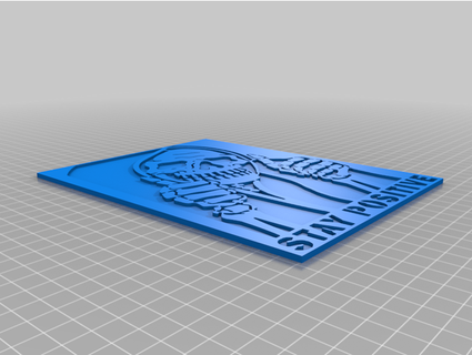 kalmak pozitif orakçı mrappleprinter 3d print model - Mito3D