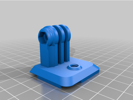 gopro picco design catturare clip montare t3chguy 3d print model - Mito3D