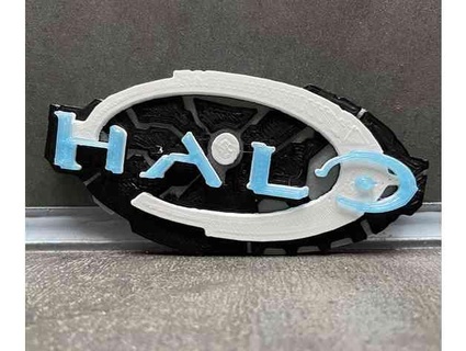 logo Halo luminette 3d print model - Mito3D