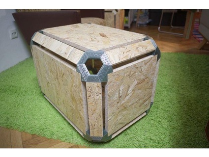 caixa futuro poste desconfortável 3d print model - Mito3D