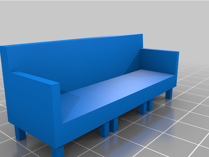 Couch ers11 flomosdrfg 3d print model - Mito3D