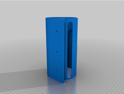 Lixo Bolsa suporte esquerda aguentar recriado coçar arranhão tacokittah 3d print model - Mito3D