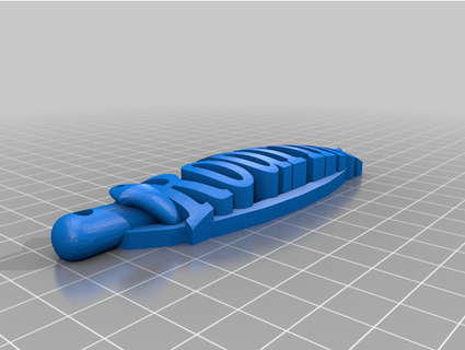 Verwandte Schlüsselbund Name Etikett Tetrahemikon 3d print model - Mito3D