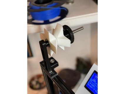 pressure fit spool holder ckco 3d print model - Mito3D