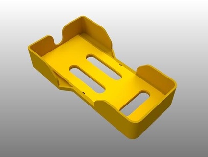 xhc hb04 mpg handwheel pendant holder aviomac 3d print model - Mito3D