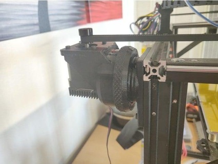 tronxy x5sa belt tensioner mount fixed threads vvv86 3d print model - Mito3D