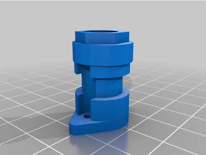 mosquito groove mounted adapter pneumatic fitting madjesta 3d print model - Mito3D